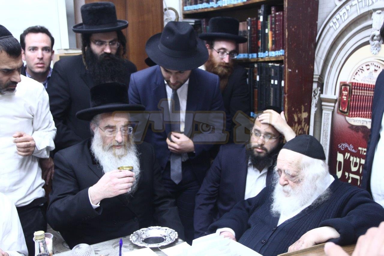 אברכי כולל ש"ס אידן באזוכן ביי גדולי הדור