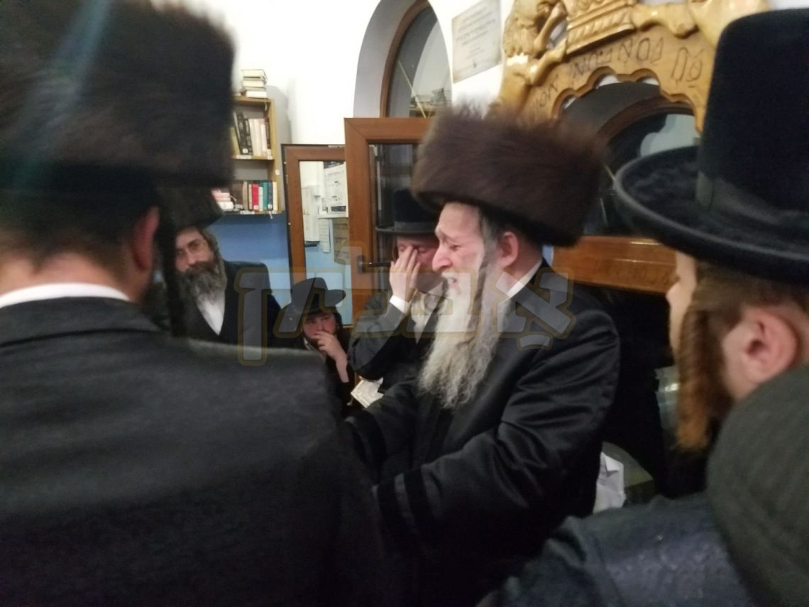 שבת התאחדות  פין ישיבת חשקת התורה מירושלים בראשית האדמו"ר מלימנוב - ווידעא