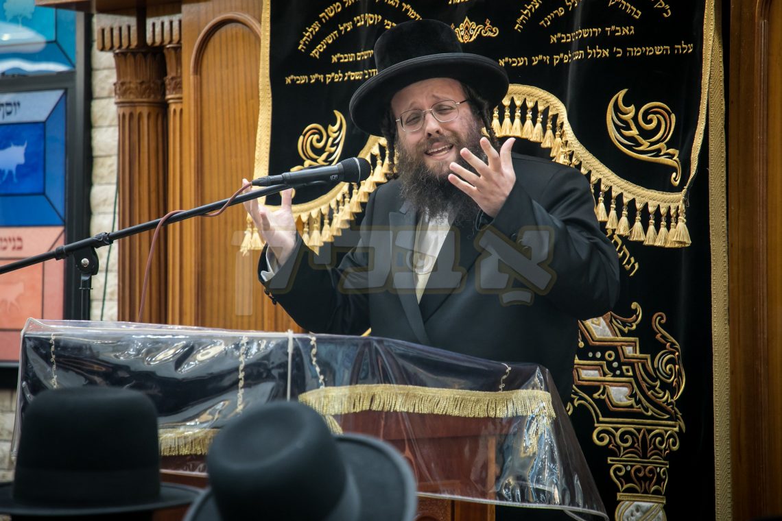 עצרת הספד לפטירת גאב" דושינסקיא זצ"ל 📸 אחים לענטשעווסקי