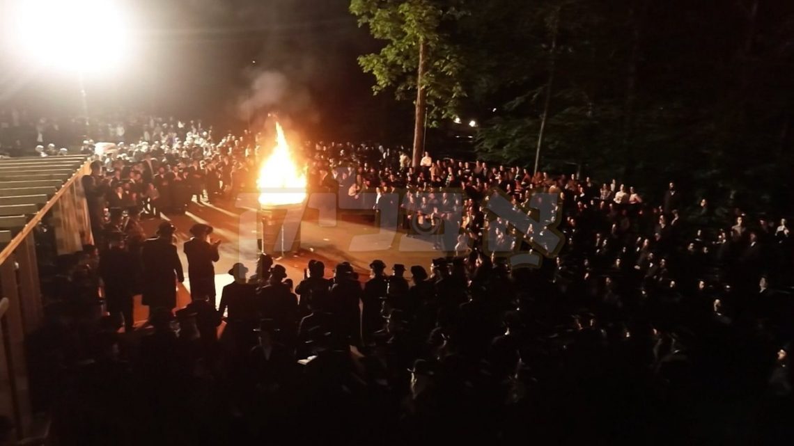 ל"ג בעומר תשע"ט ביי כ"ק אדמו"ר מצאנז זמיגראד שליט"א אין בלומינגראוו