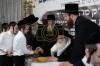 מעמד קבלת פנים פאר כ"ק אדמו"ר מצאנז שליט"א אין ת"ת דרכי אבות צאנז אין מאנסי