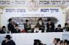 מעמד קבלת פנים פאר כ"ק אדמו"ר מצאנז שליט"א אין ת"ת דרכי אבות צאנז אין מאנסי