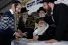 מעמד קבלת פנים פאר כ"ק אדמו"ר מצאנז שליט"א אין ת"ת דרכי אבות צאנז אין מאנסי
