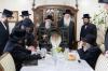 כ"ק אדמו"ר מצאנז שליט"א באזוכט ביי זקני חסידי צאנז אין מאנסי 