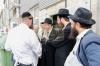הגאון רבי בערל לאזאר שליט"א הויפט רב פון רוסלאנד ביים מצות באקן 