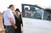 כ"ק אדמו"ר מוויזניץ שליט"א באזוכט ביים שטח וואו עס ווערט געבויעט ביליגע דירות פאר חסידי וויזניץ 