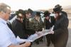 כ"ק אדמו"ר מוויזניץ שליט"א באזוכט ביים שטח וואו עס ווערט געבויעט ביליגע דירות פאר חסידי וויזניץ 
