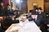 סעודת ראש חודש בהשתתפות כ"ק אדמו"ר מסקווירא שליט"א מיט נגידים וועלעכע האבן תורם געווען גרעסערע סכומים לטובת די אויפבוי פון ביהמ"ד הגדול סקווירא בילדער משה גאלדשיין 