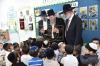 הגרמ"ש אדלשטיין שליט"א באזוכט תלמוד תורה נר שמואל אין חדרה