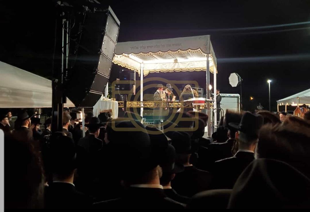 שמחת החתונה לבן הגה"צ ר' בנימין אייזענבערגער שליט"א 