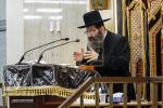 Hamashpia Rav Tzvi Meir Silberberg's shiur in Beis Medrash Hagodal of satmar in williamsburg