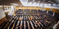 Hamashpia Rav Tzvi Meir Silberberg's shiur in Beis Medrash Hagodal of satmar in williamsburg