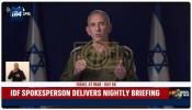 Main image for The IDF Spokesperson, gives his nightly briefing as ground operation expands in the Gaza Strip