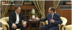 Main image for Elon Musk meets with Israel's president Isaac Herzog