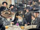 H'admer M'Gur Shlita Visits Raaved Yerushalaim in  honor of a simche. 