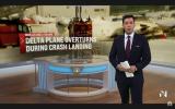 Main image for Delta jet overturns during crash landing in Toronto