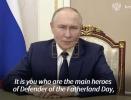 Main image for Putin Declares Russian Troops in Ukraine Defend 'National Interests' as War Nears Third Anniversary
