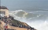 Main image for LOOK: Massive Waves Draw Crowds to Nazar&eacute;, Portugal