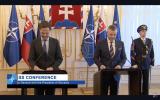 Main image for NATO Secretary General Mark Rutte with the President of Slovakia Peter Pellegrini