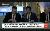 Secretary of state Marco Rubio Honors Holocaust Victims during Visit to the Yad Vashem Memorial Site