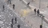 A Violent Protest held in Greece Athens on Anniversary of Deadly Train Crash