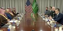 Defense Secretary Pete Hegseth meets with Saudi Defense Minister Prince Khalid bin Salman at Pentagon. 