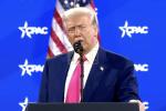Main image for Donald Trump at CPAC talks 'ending the left wing scam known as USAID'