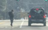 Main image for Man with Axe Attacks Car After Being Rear-Ended in Road Rage Incident