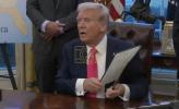 Main image for Trump Fires Back at Reporter: 'I Was Targeted for Four Years by Corrupt Politicians