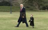 Main image for Viral Moment: Trump Bonds with Elon Musk's Son 'X' &ndash; Netizens Dubs Him 'Grandpa Trump'