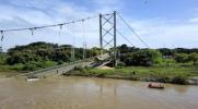 Main image for AERIAL SHOTS of Collapsed Bridge in Ecuador Where One Died and Two Missing