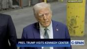 Main image for President Trump says Kennedy Center is in 'Tremendous Disrepair' during visit.