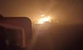 Main image for Flames Light Up the Sky in Dramatic Footage Where Massive Explosions at Russian Oil Depot