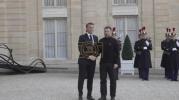 Main image for Macron Welcomes Zelensky at Elys&eacute;e Palace
