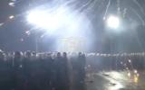 Main image for Fireworks fly as Istanbul Protests Escalate.