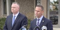 Main image for Police Hold Briefing on Fatal Brentwood, Long Island Shooting