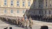 Main image for PM Netanyahu is greeted in Hungary by the Hungarian honor guard, despite his ICC warrant.