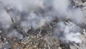 Main image for Aftermath of Russian Missile Strike in Ukraine Leaves 3 Injured and Buildings in Ruins.