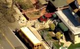 Main image for Brooklyn Horror:  School Bus Strikes Woman and 8-Year-Old Boy.