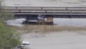 Main image for Video captures floating dock as it smashes into bridge during Kentucky floods