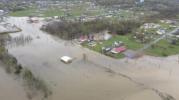 Main image for Drone Footage Reveals Widespread Flooding Submerging Kentucky Town.