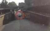 Main image for Driver Smashes Through Multiple Police Cars in Wild Escape Attempt.