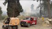 Main image for Israeli Wildfires Rage into the Night as Crews Battle Fire.