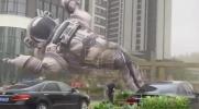 Main image for Level 15 Winds Rip Through Northern China, Tearing Off Rooftops and Causing Urban Chaos.