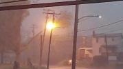 Main image for Downed Tree Ignites Power Line During Violent Storm.