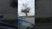 Main image for Dramatic Footage Shows Exact Moment of Impact at Israel's Ben Gurion Airport.
