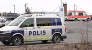 Main image for Emergency Vehicles On Site After Finnish Fighter Jet Crashes.
