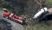 Main image for Propane Tanker Triggers Collapse of Wooden Bridge in Emmaus, Pennsylvania.