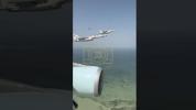 Main image for Qatari fighter Jets Escort Trump's Air Force One.