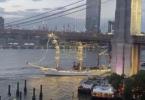 Main image for Mexican Navy Ship Smashes Into Brooklyn Bridge